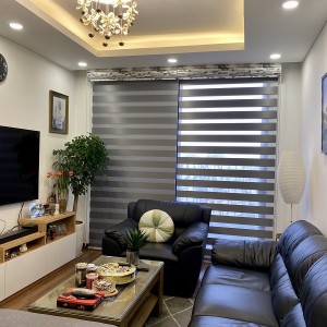 Rèm cầu vồng phòng khách đẹp, sang trọng