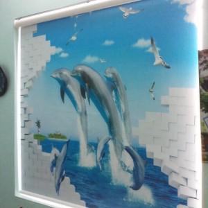 Rèm cuốn tranh 3D - CT08