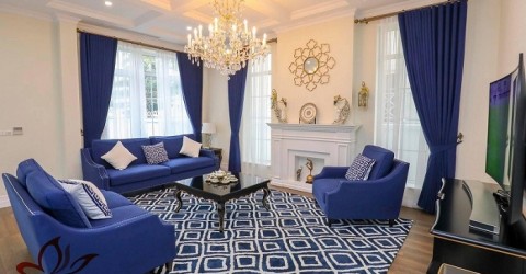 Cách chọn rèm cửa phòng khách chung cư đẹp, đẳng cấp